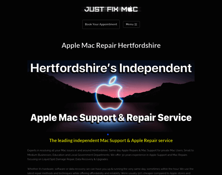 Just-fix-mac.co.uk thumbnail