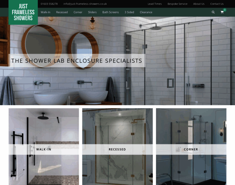 Just-frameless-showers.co.uk thumbnail