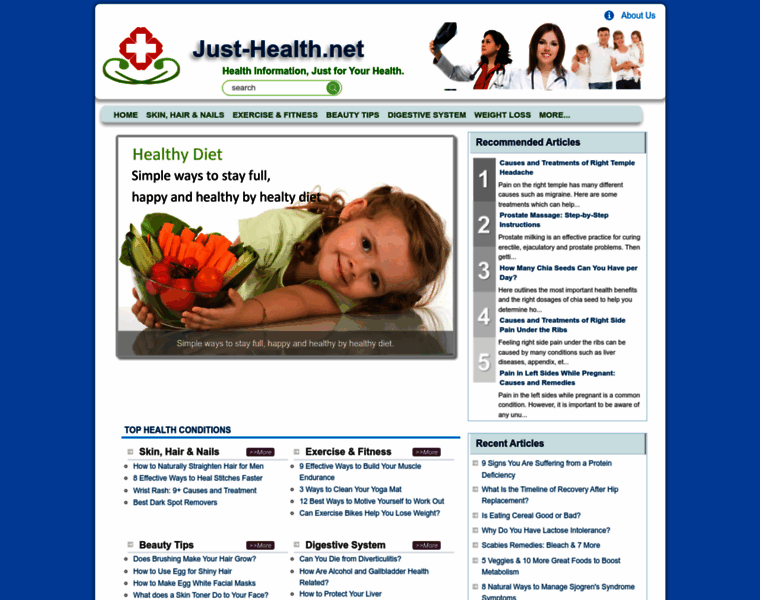 Just-health.net thumbnail