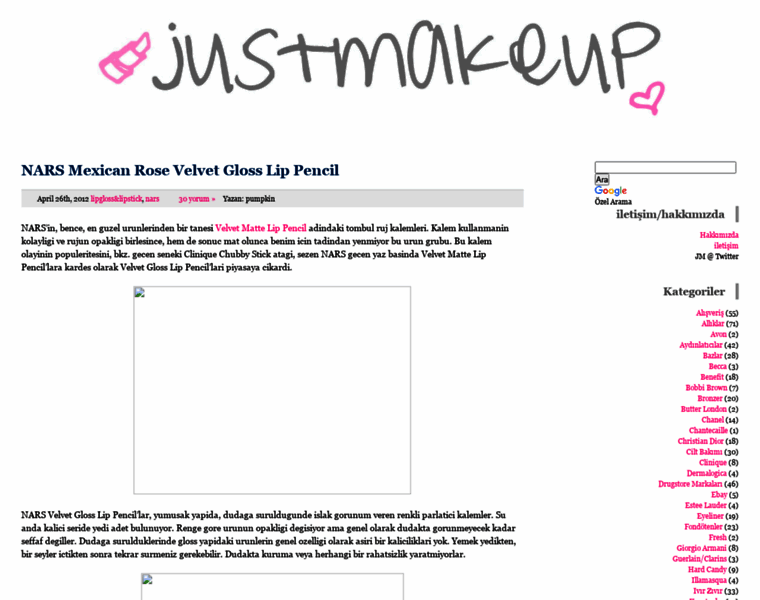 Just-makeup.net thumbnail