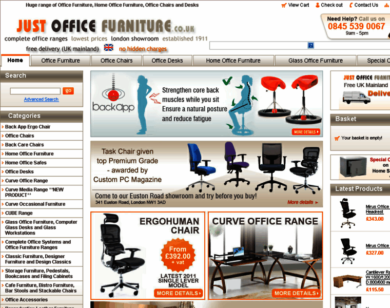 Just-office-furniture.co.uk thumbnail