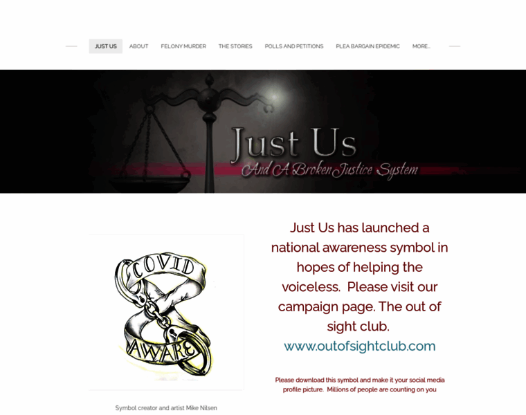 Just-us-justice.com thumbnail