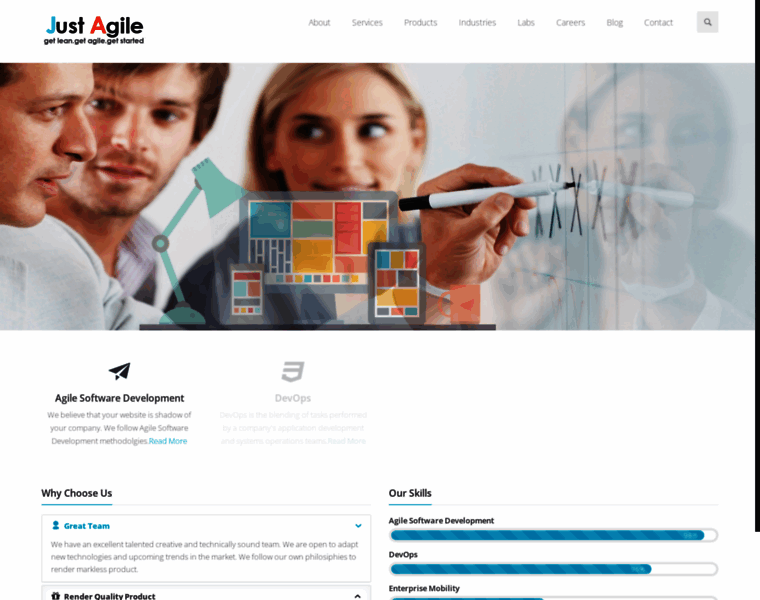 Justagile.net thumbnail