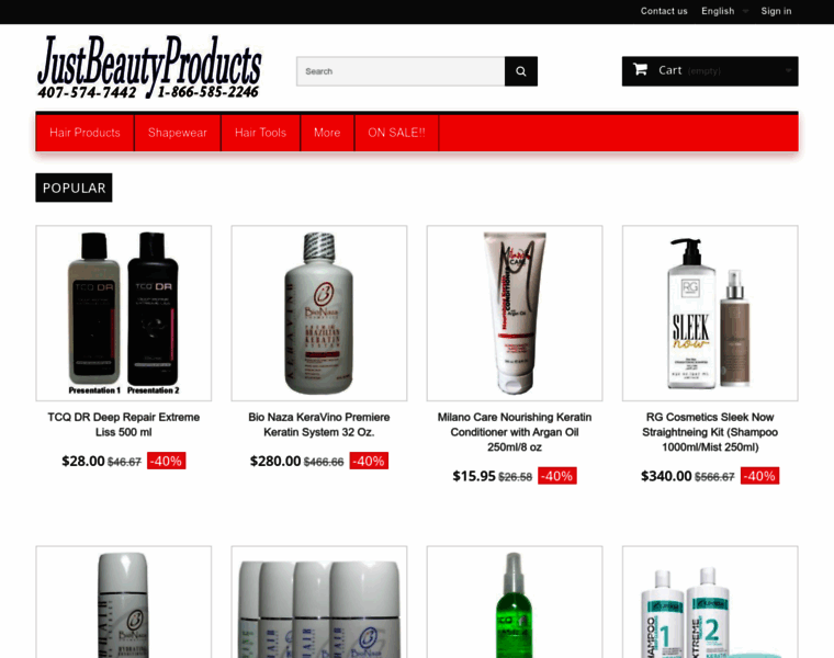 Justbeautyproducts.com thumbnail