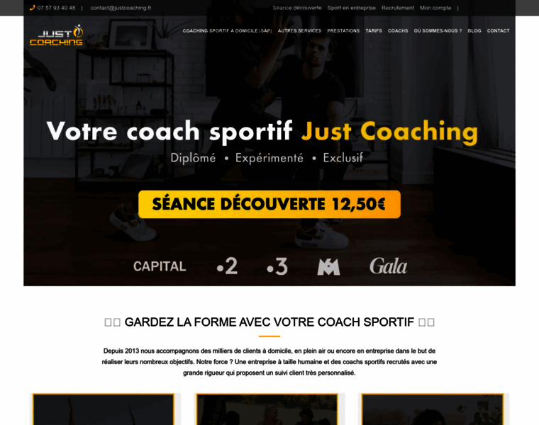 Justcoaching.fr thumbnail Justcoaching.fr thumbnail