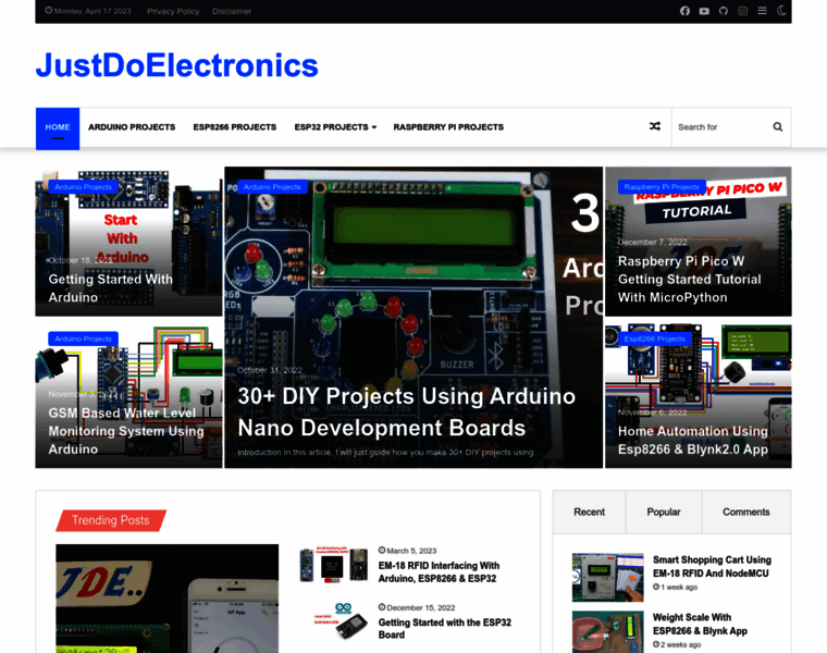 Justdoelectronics.com thumbnail