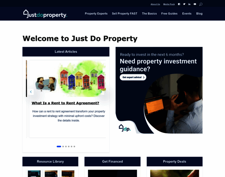 Justdoproperty.co.uk thumbnail