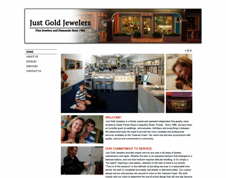 Justgoldjewelers.com thumbnail