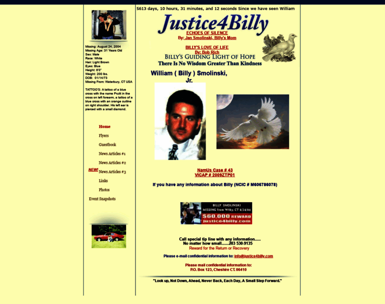 Justice4billy.com thumbnail