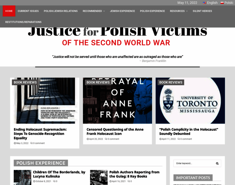 Justiceforpolishvictims.org thumbnail