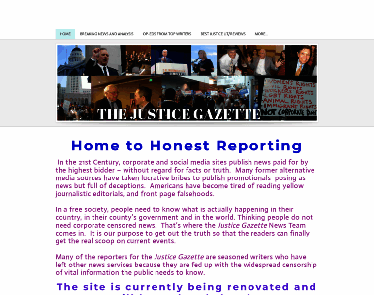 Justicegazette.org thumbnail
