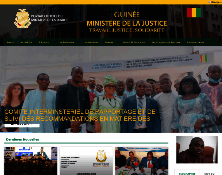 Justiceguinee.gov.gn thumbnail