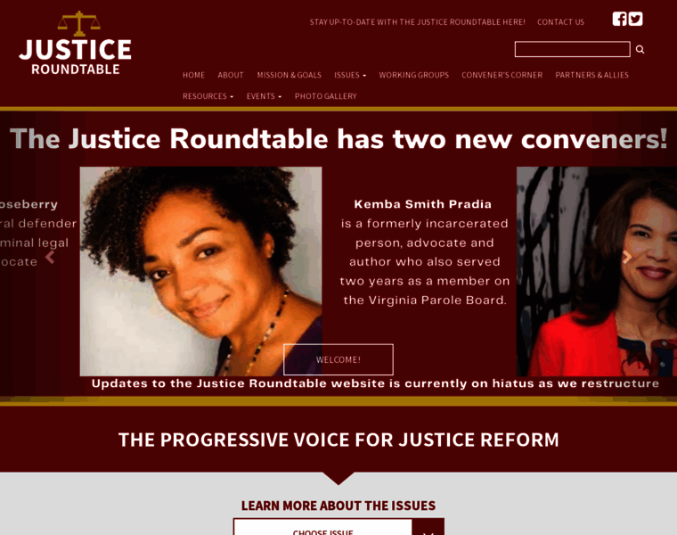 Justiceroundtable.org thumbnail