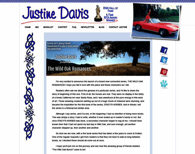 Justinedavis.com thumbnail