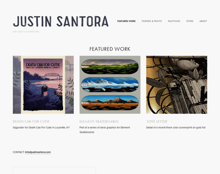 Justinsantora.com thumbnail