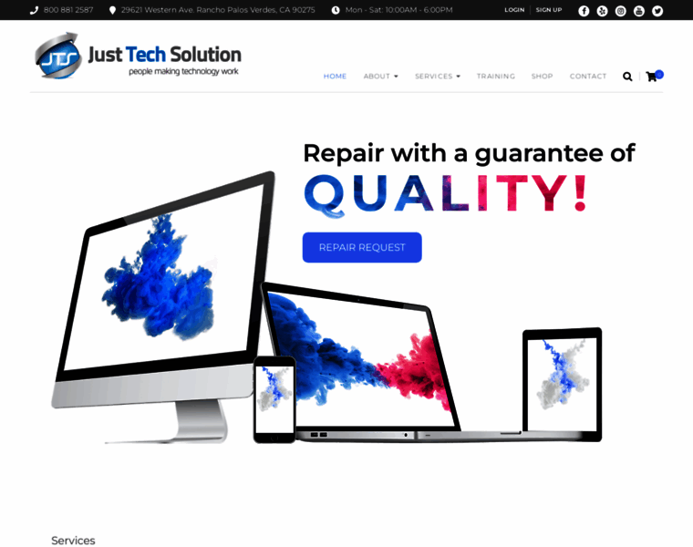 Justtechsolution.com thumbnail