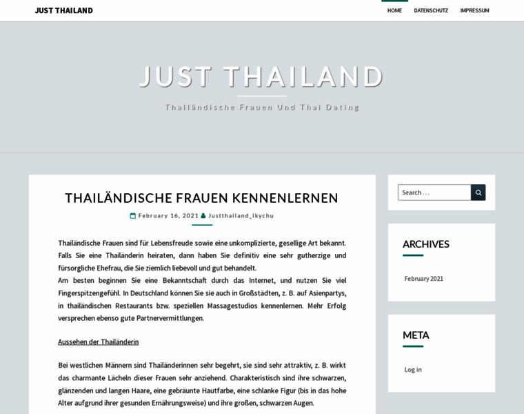 Justthailand.org thumbnail