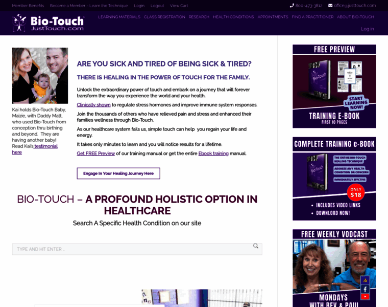 Justtouch.com thumbnail