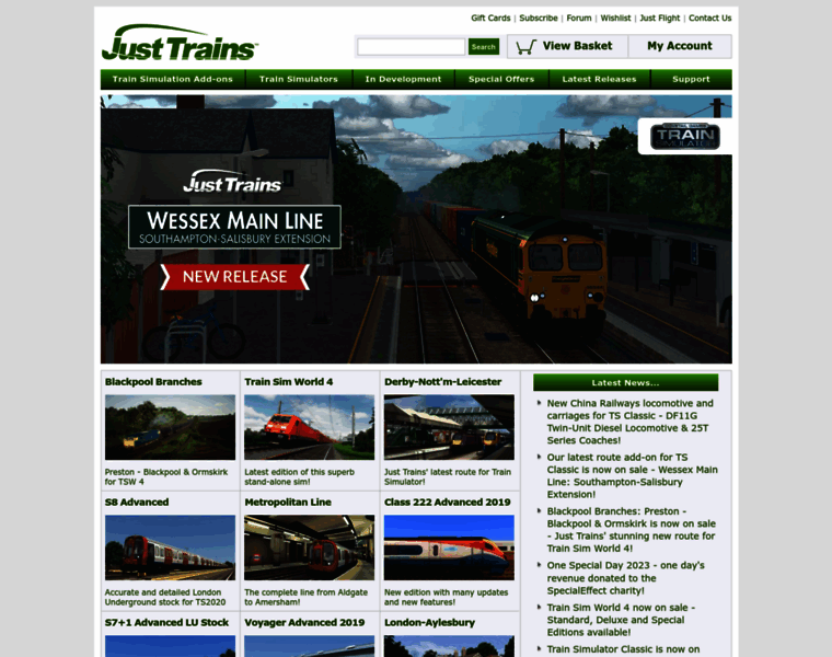 Justtrains.net thumbnail