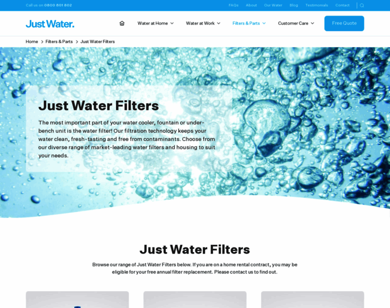 Justwaterfilters.co.nz thumbnail
