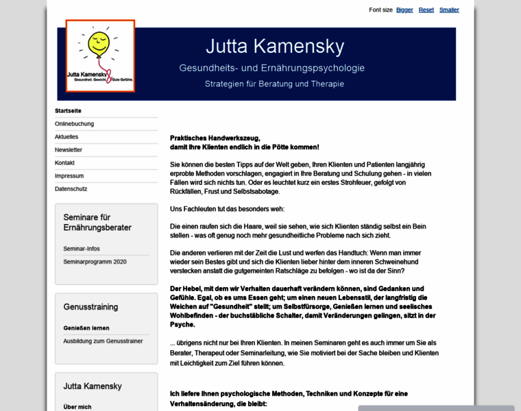 Jutta-kamensky.de thumbnail