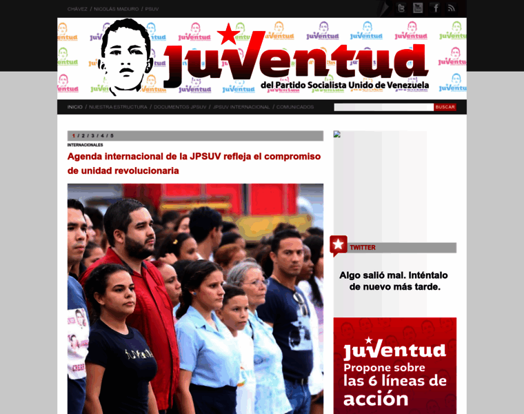 Juventud.psuv.org.ve thumbnail