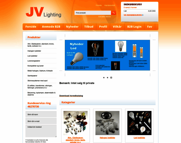 Jvlighting.dk thumbnail