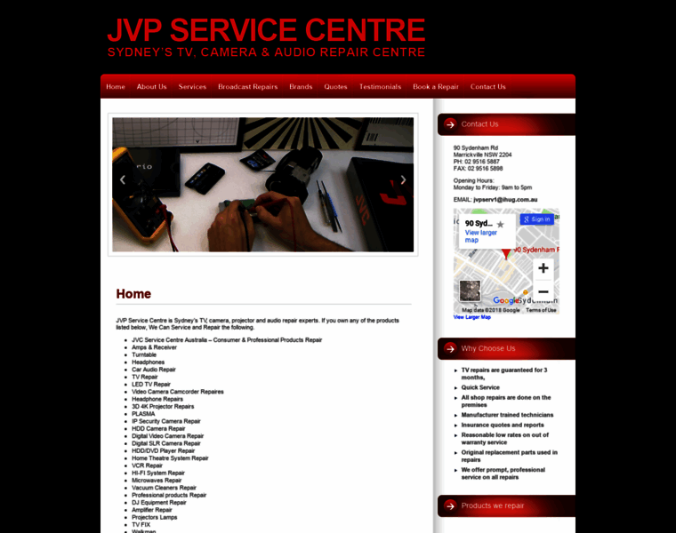 Jvpservicecentre.com.au thumbnail