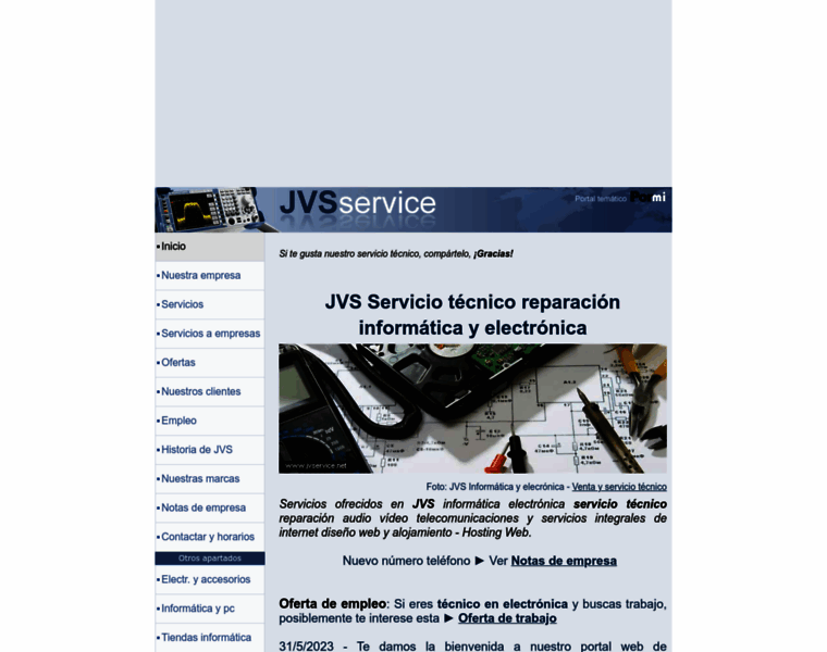 Jvservice.net thumbnail