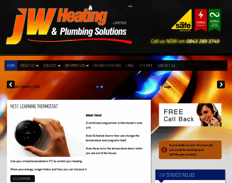 Jwheatingandplumbing.co.uk thumbnail