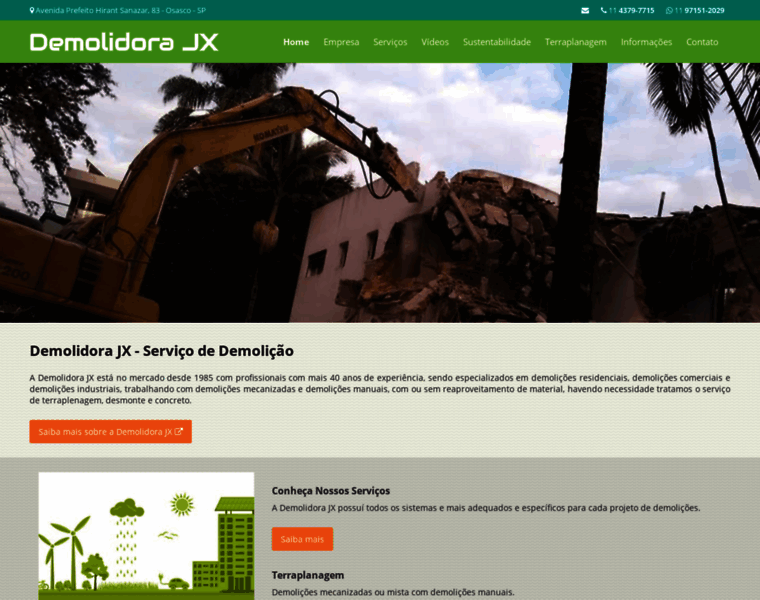 Jxavierdemolidora.com.br thumbnail