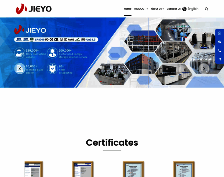 Jybattery.net thumbnail