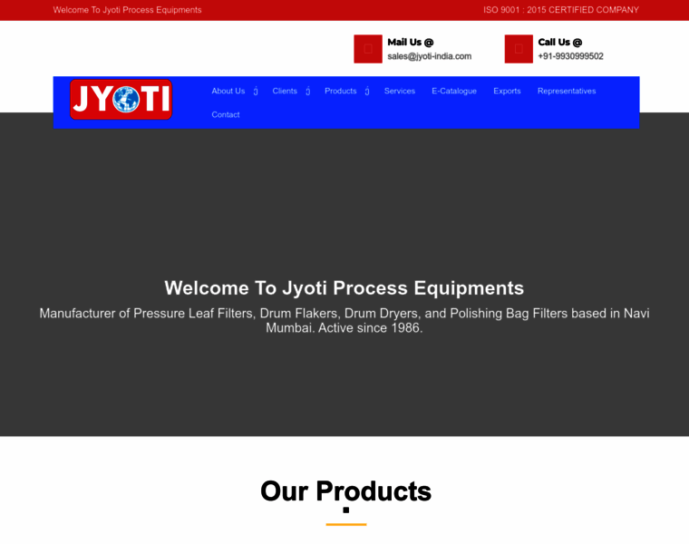 Jyotiprocessequipments.com thumbnail
