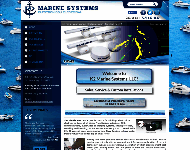 K2marinesystems.com thumbnail