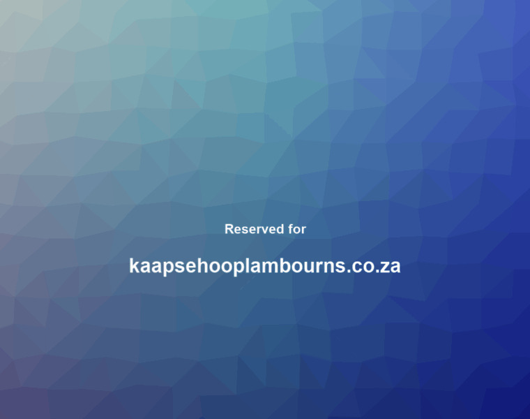 Kaapsehooplambourns.co.za thumbnail
