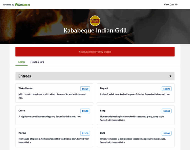 Kababequeindiangrill.com thumbnail