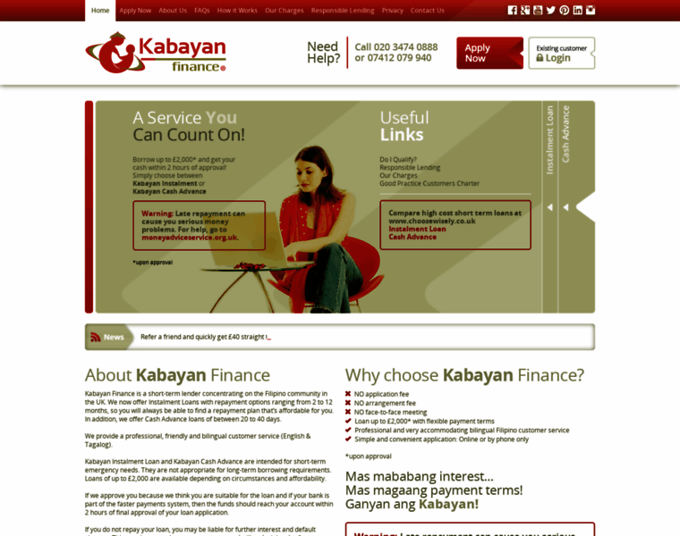 Kabayanfinance.co.uk thumbnail