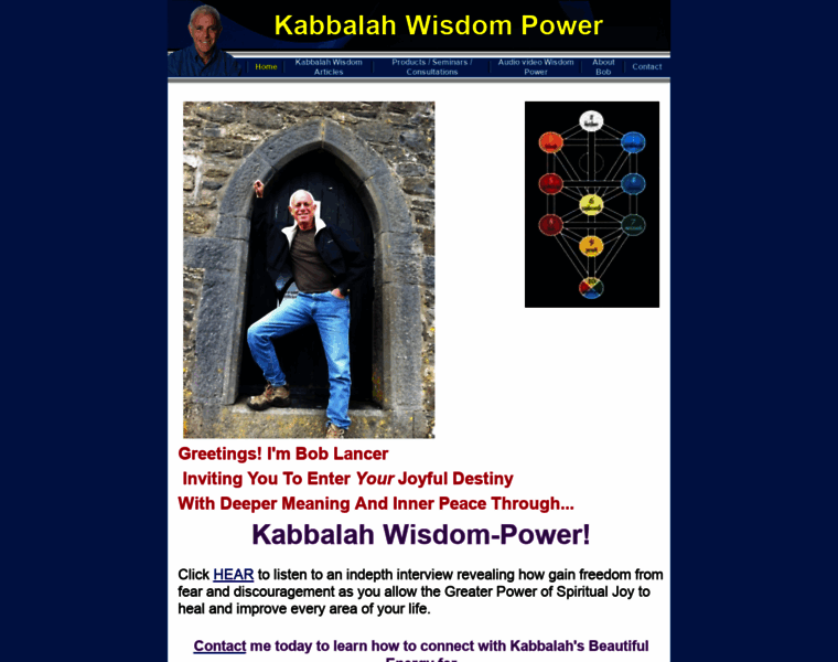 Kabbalahwisdompower.com thumbnail