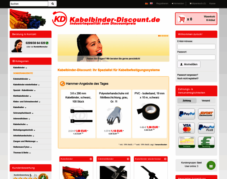 Kabelbinder-discount.de thumbnail