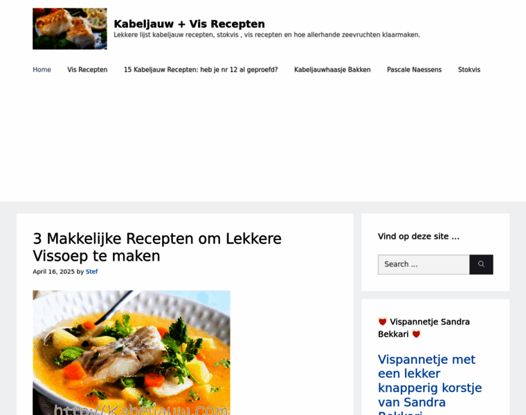 Kabeljauw.com thumbnail