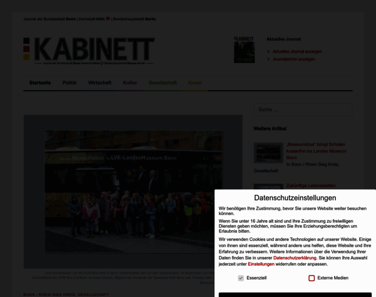 Kabinett-online.de thumbnail