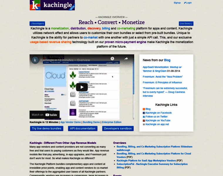 Kachingle.com thumbnail
