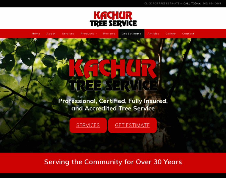 Kachurtreeservice.com thumbnail
