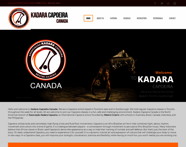 Kadaracapoeira.ca thumbnail