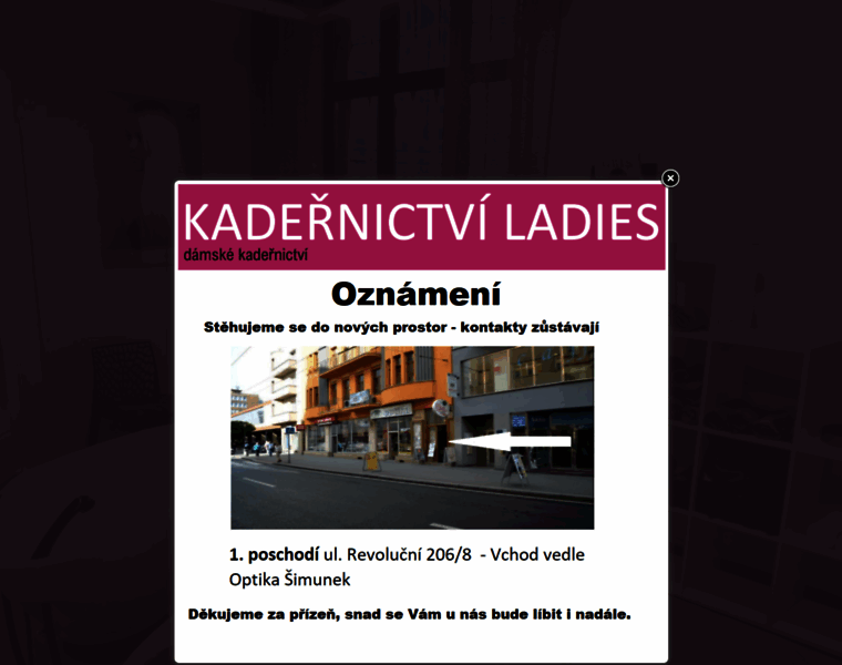 Kadernictviladies.cz thumbnail
