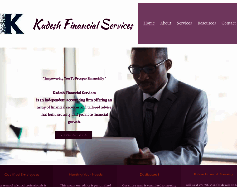 Kadeshfinancial.com thumbnail