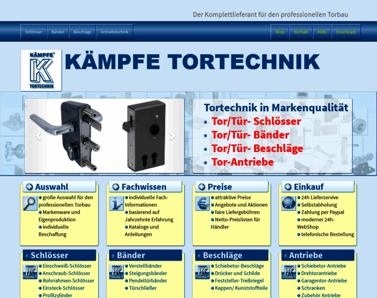 Kaempfe-tortechnik.de thumbnail