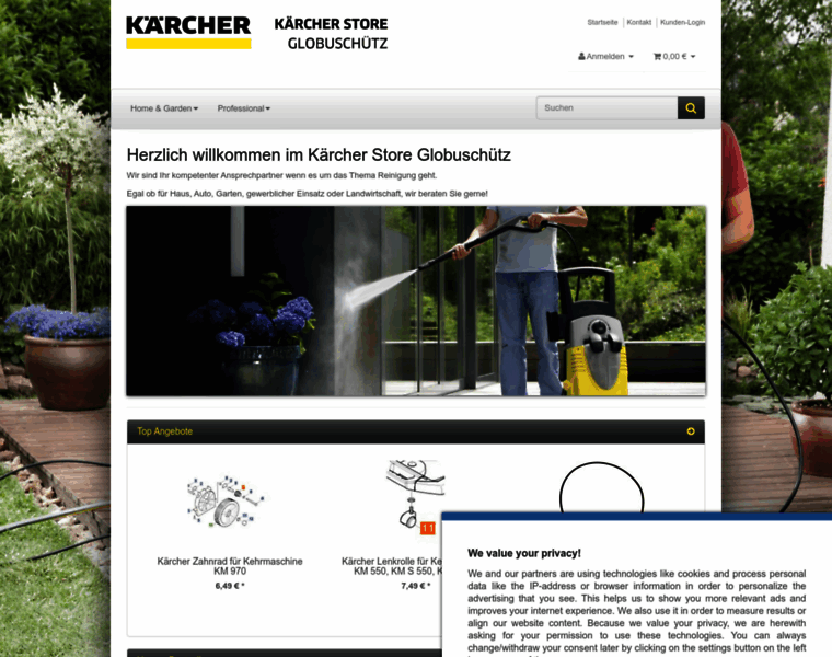 Kaercherstore-globuschuetz.de thumbnail