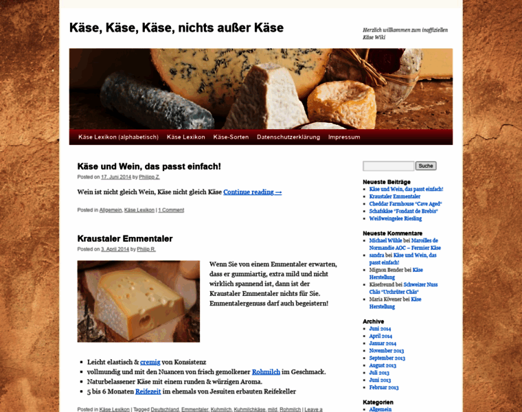 Kaese-wiki.de thumbnail