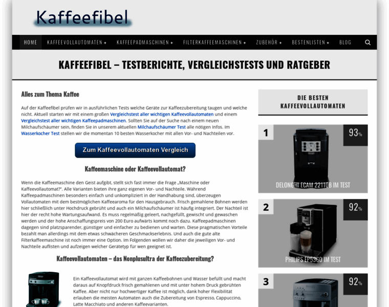 Kaffeefibel.com thumbnail
